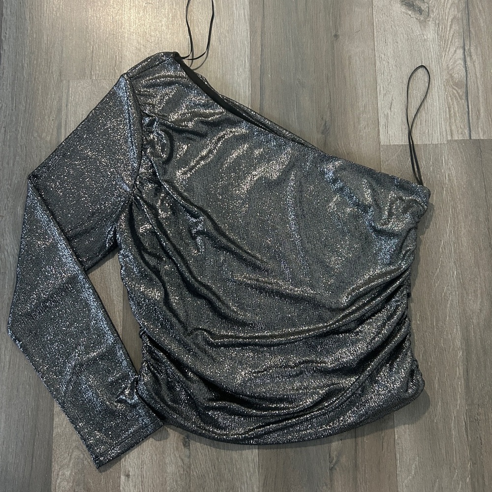 Anthropologie one shoulder top
